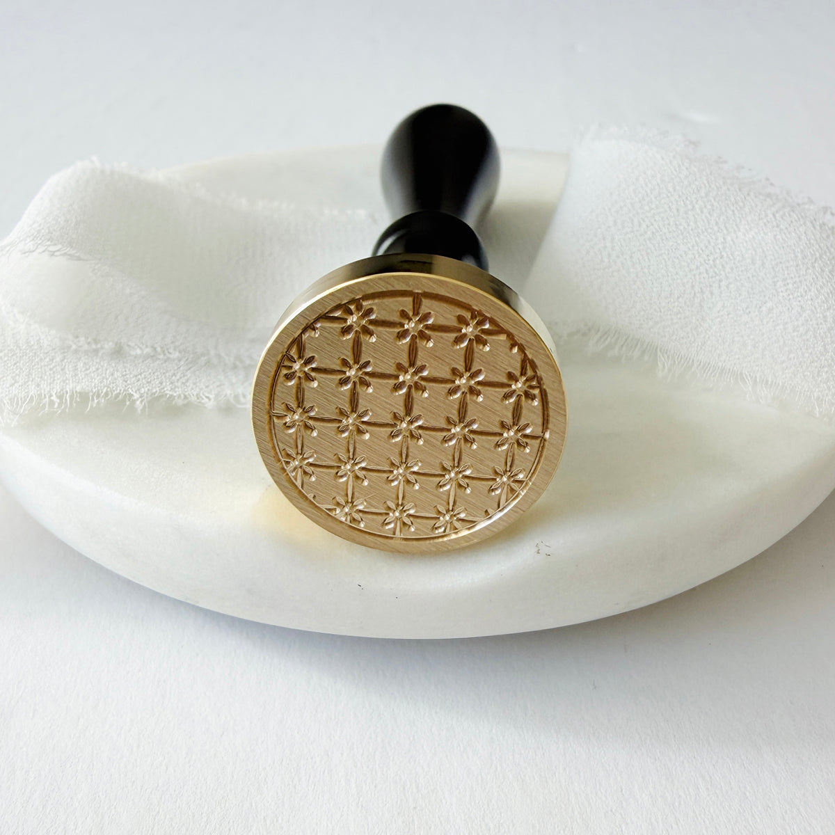 Winter Lattice Wax Seal Stamp
