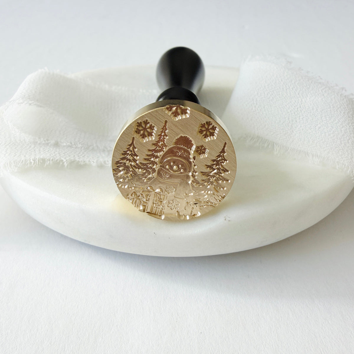 Winter Snowman Wax Seal Stamp