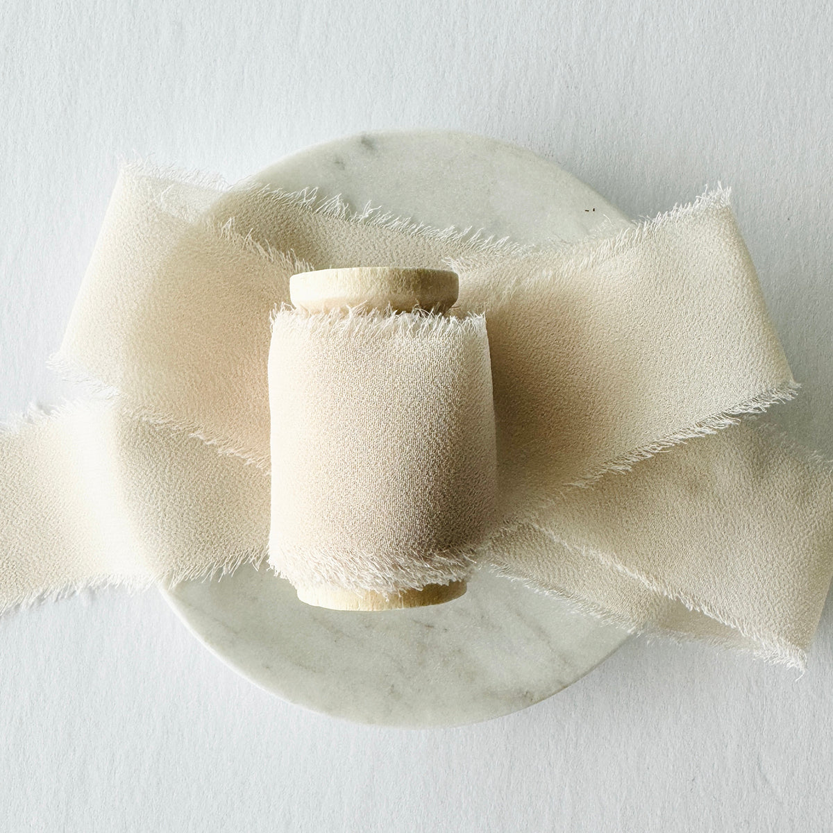 Cream Chiffon Ribbon