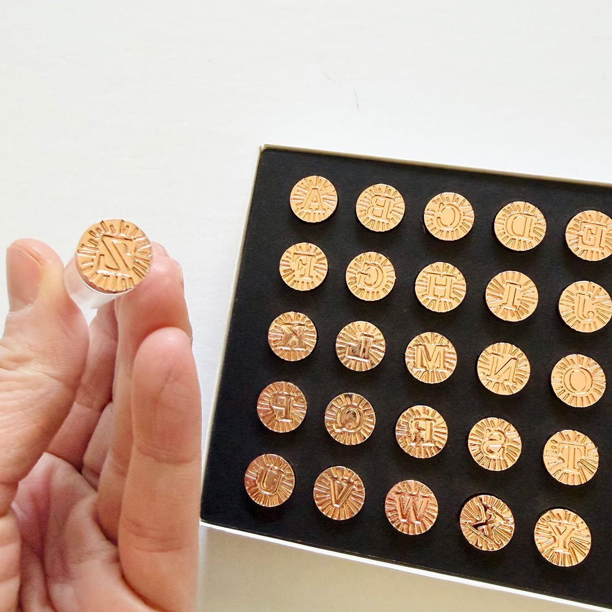 Alphabet Wax Stamp Set