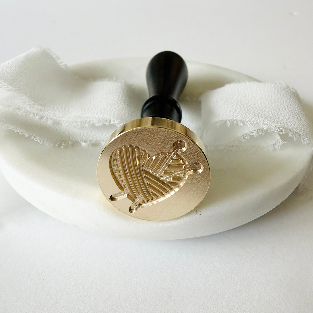 Knitted With Love Wax Seal Stamp