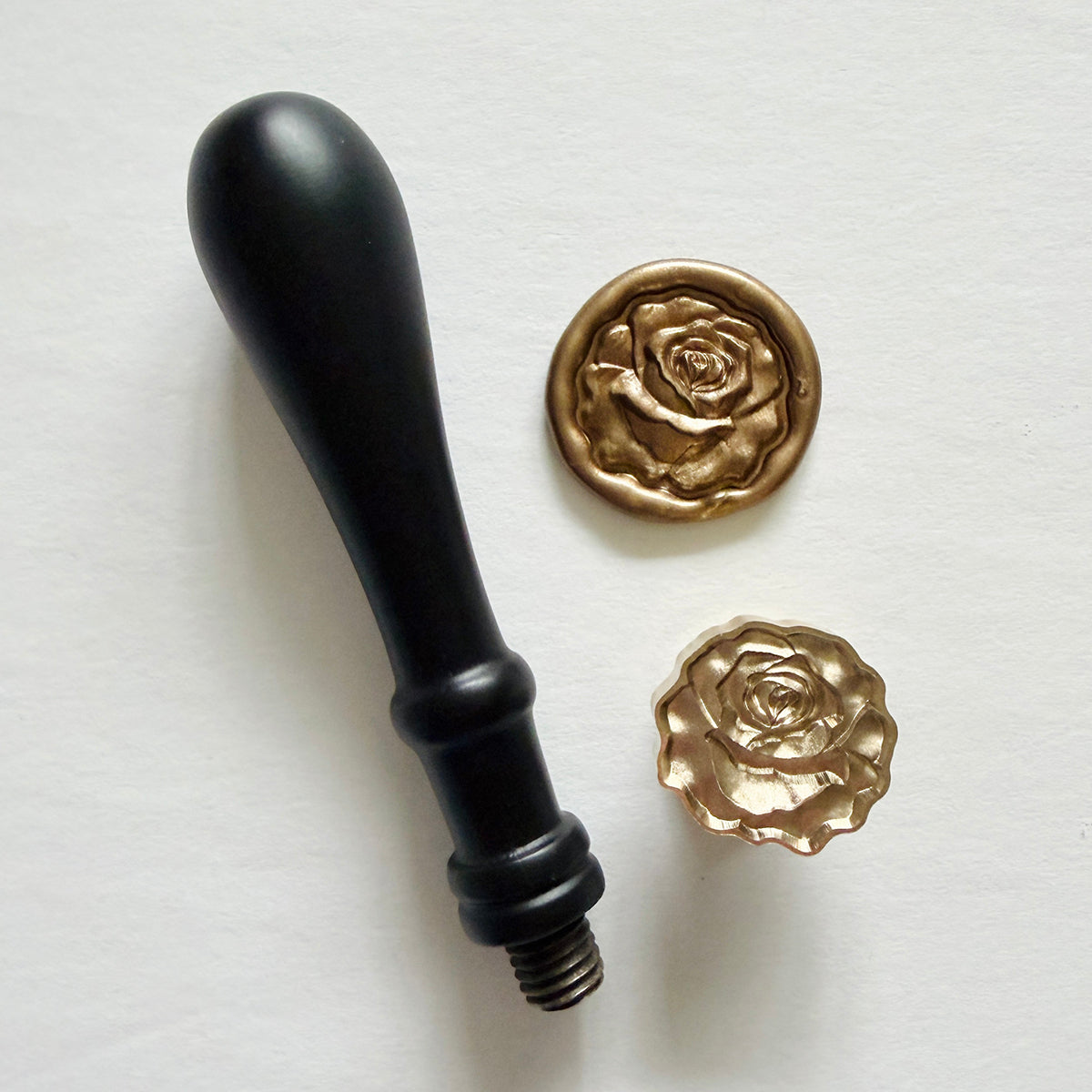Rose Wax Seal Stamp 3-D