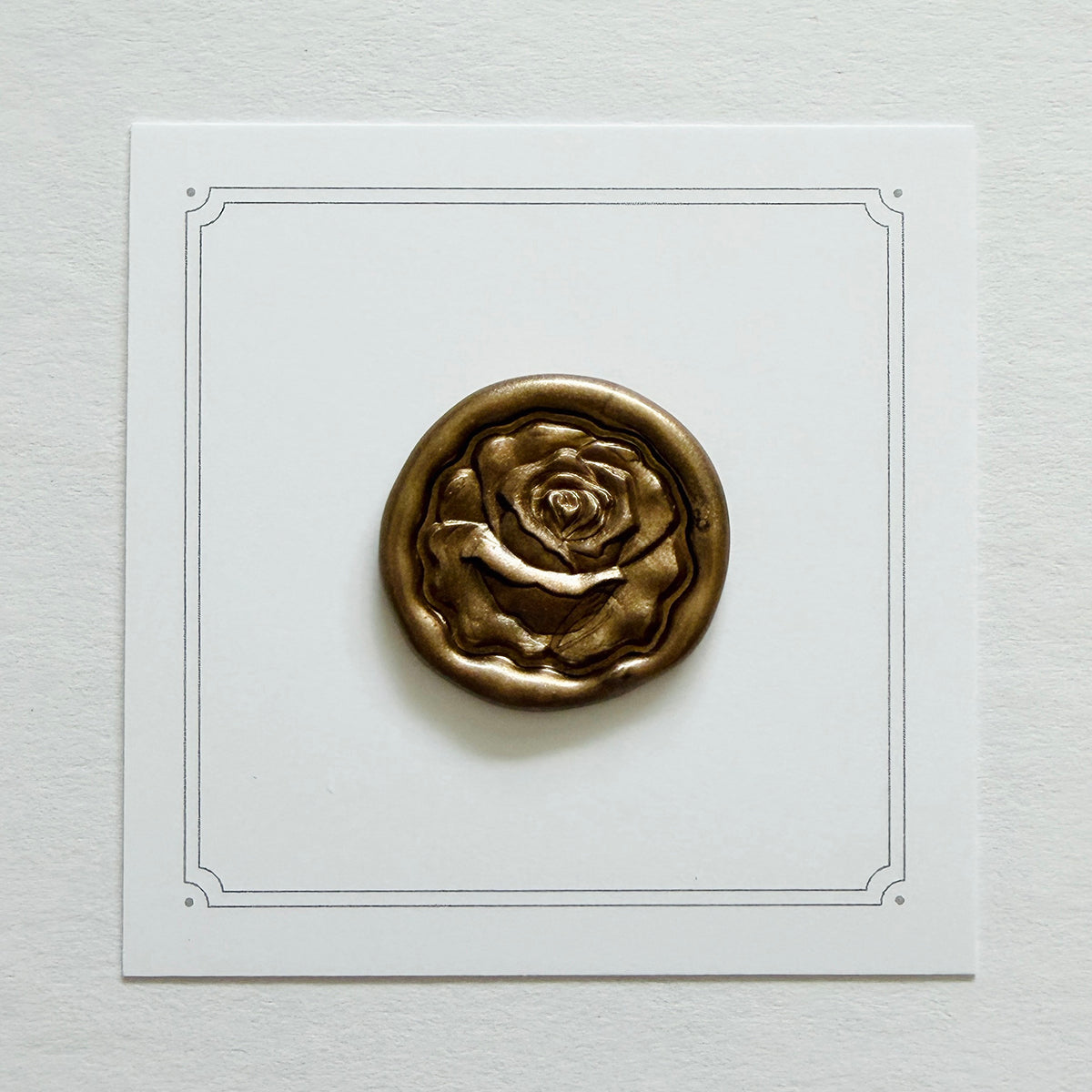 Rose Wax Seal Stamp 3-D