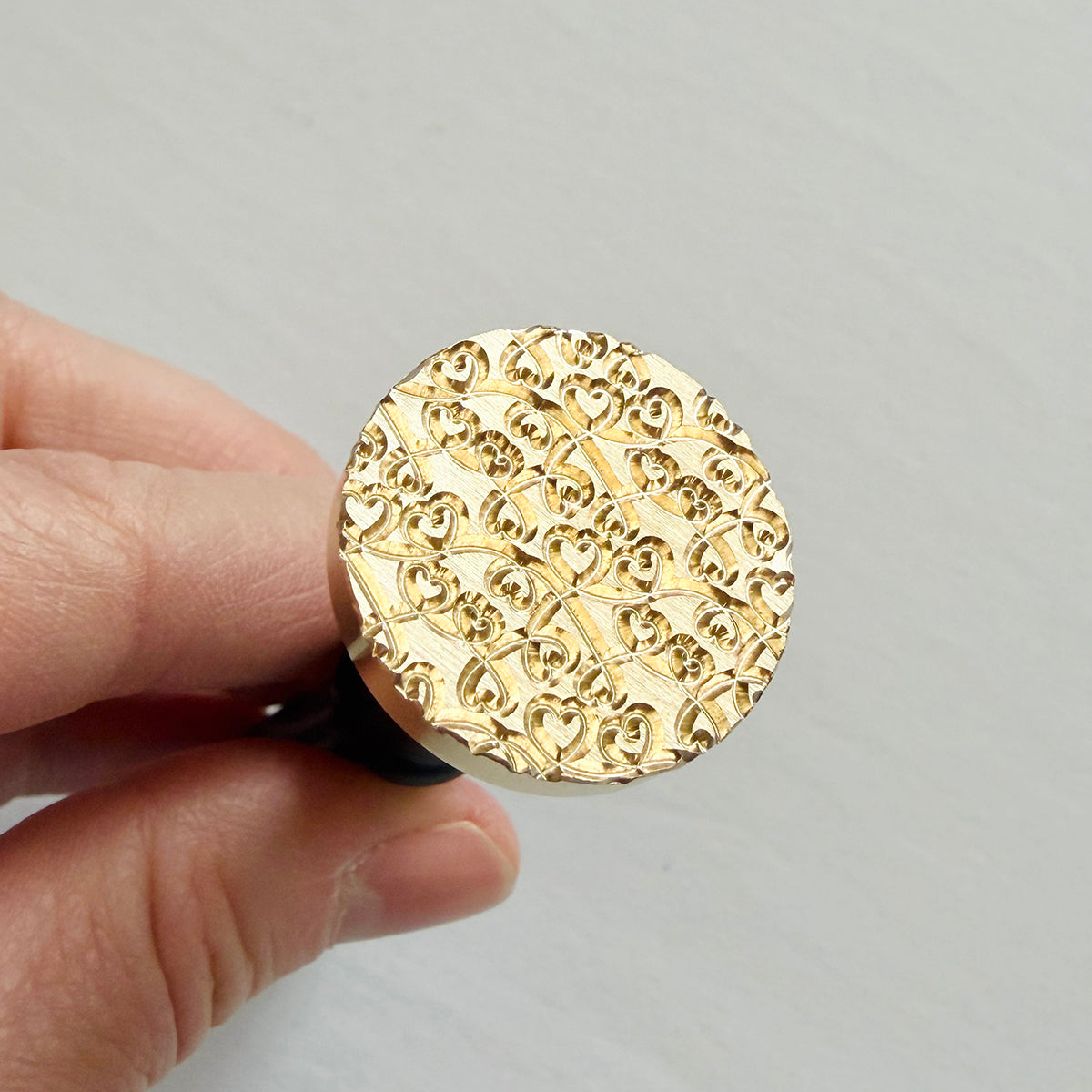 Swirled Hearts Wax Seal Stamp