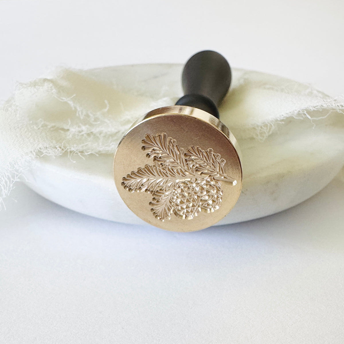 Pine Branch Wax Stamp