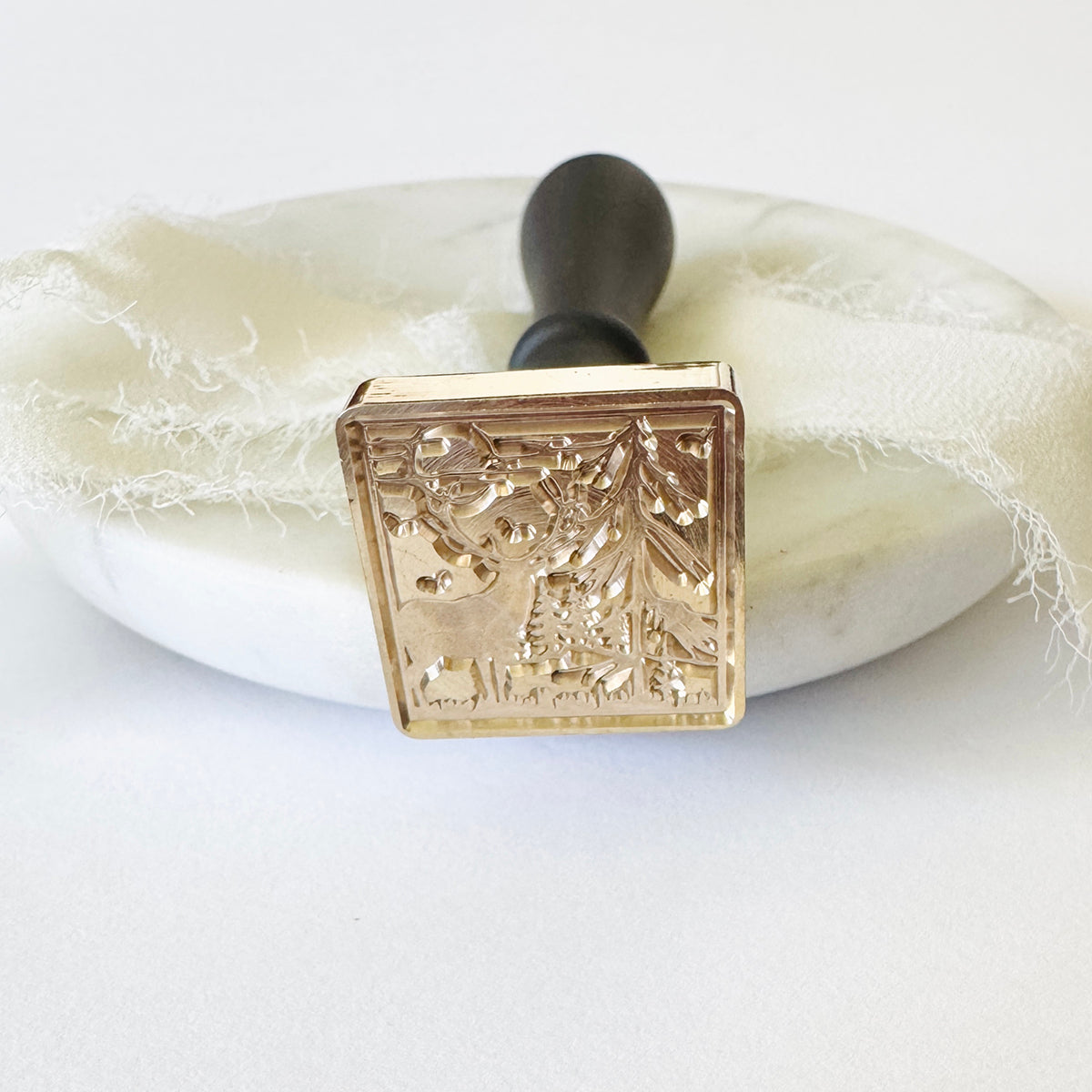 Deer in the Forest Wax Stamp