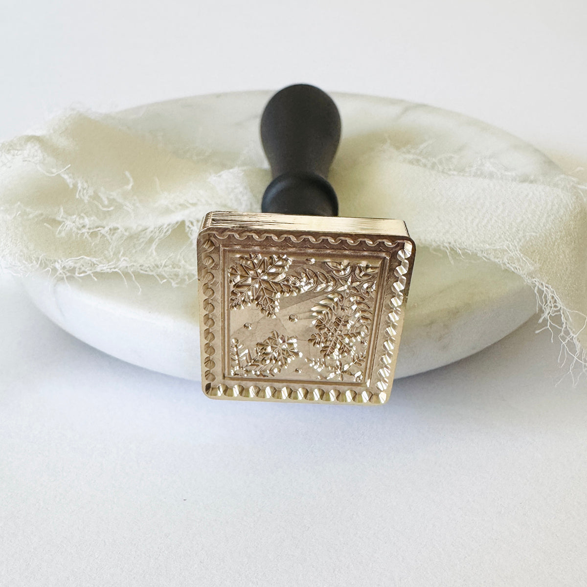 Snowflake Postage Stamp Wax Stamp