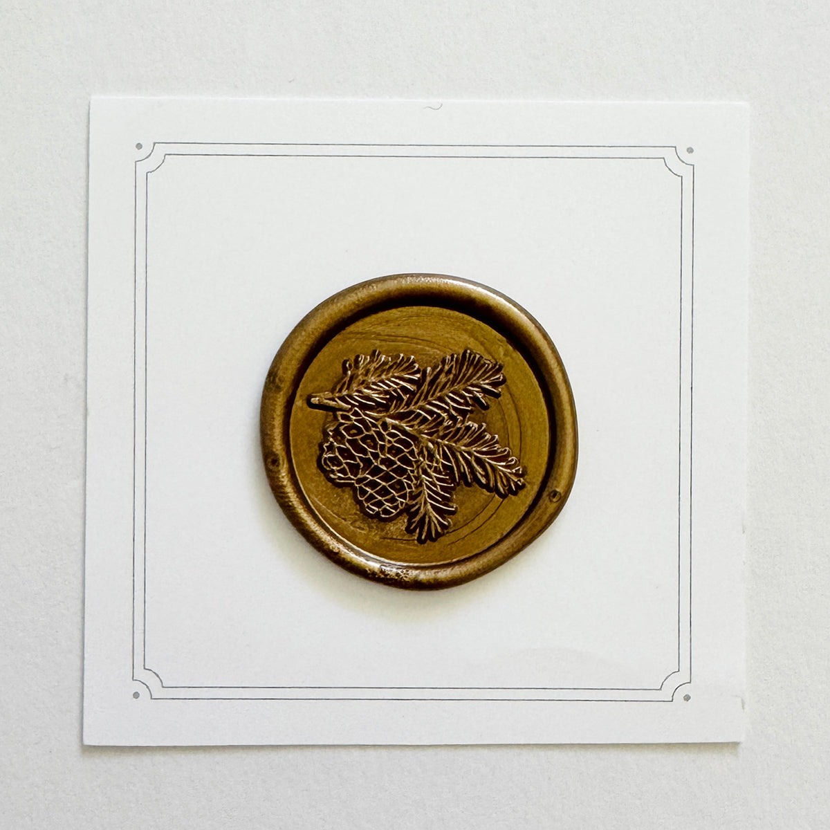 Pine Branch Wax Stamp