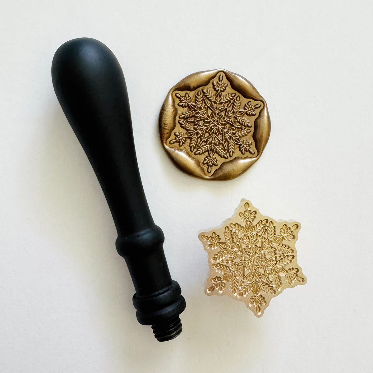 Alpine Snowflake Wax Stamp