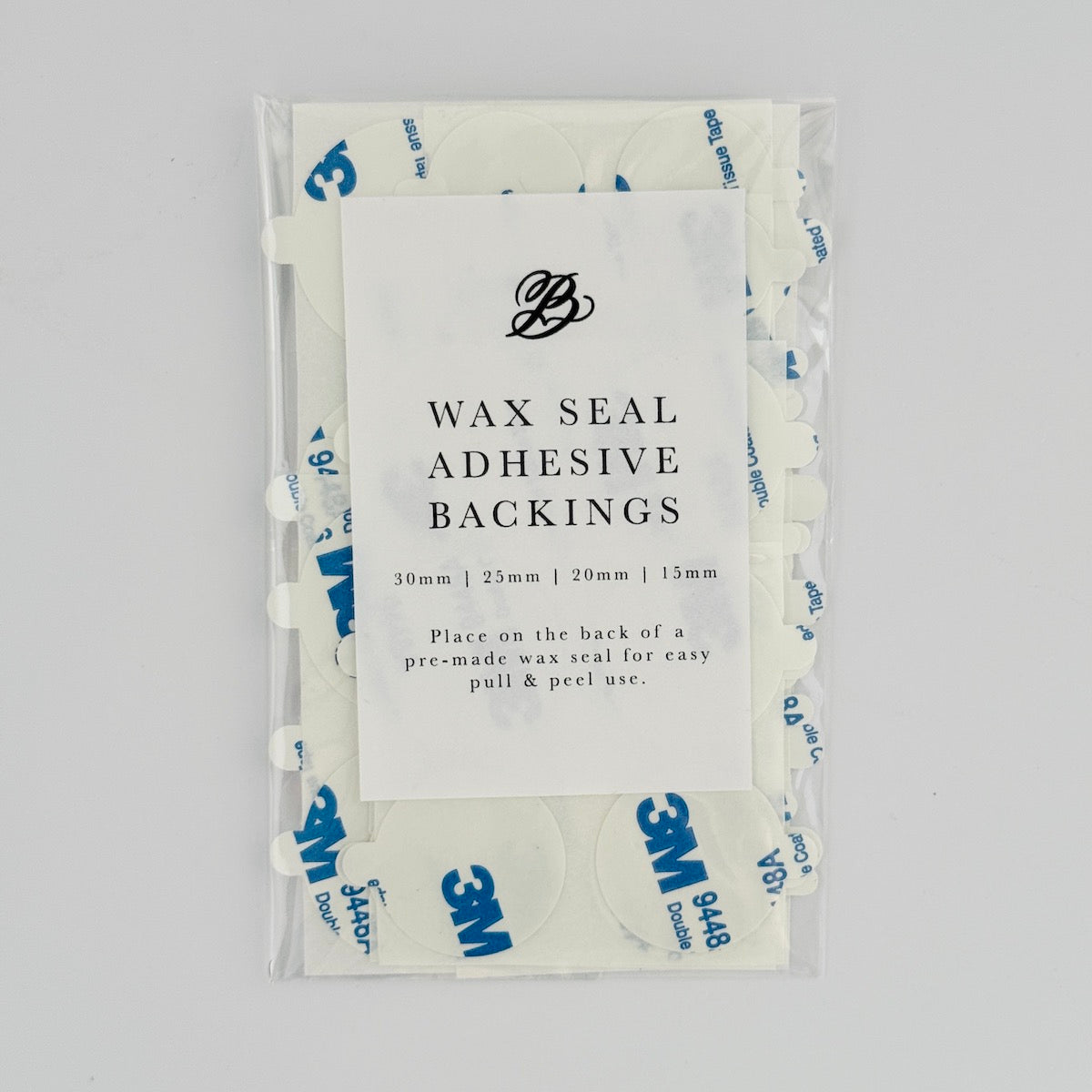 Wax Seal Adhesive Backing Set