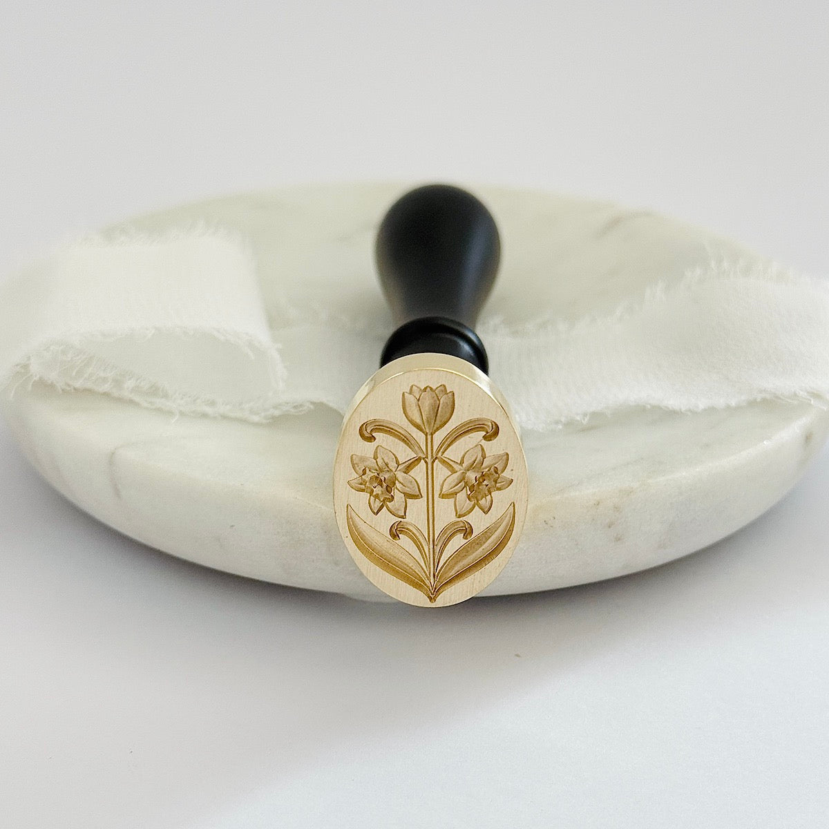 Daffodil Wax Stamp 3-D