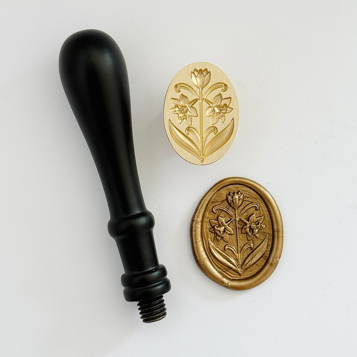 Daffodil Wax Stamp 3-D