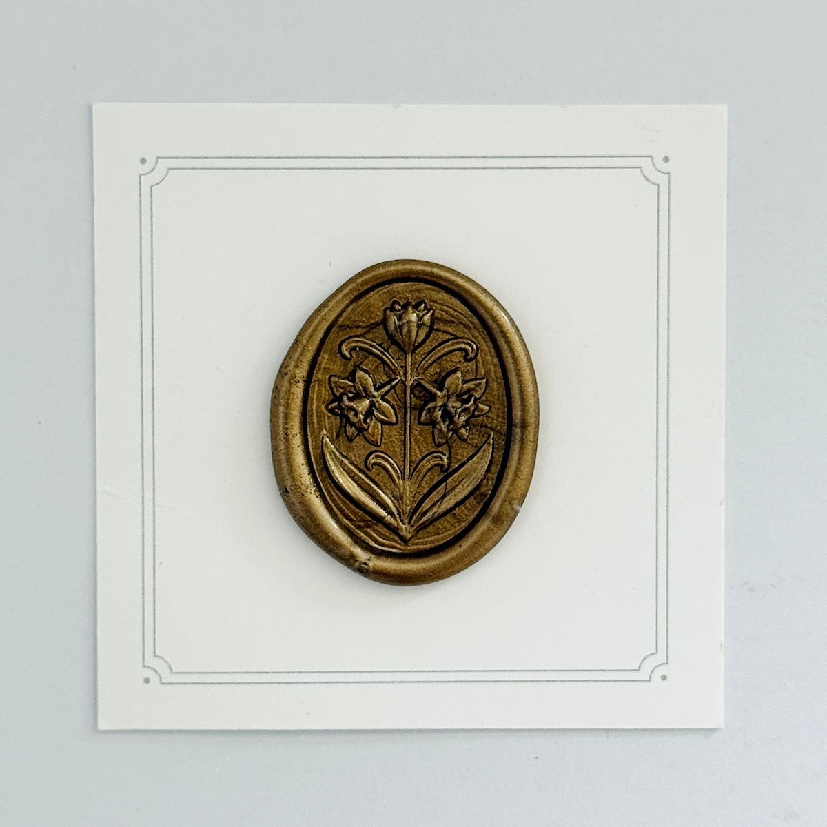 Daffodil Wax Stamp 3-D