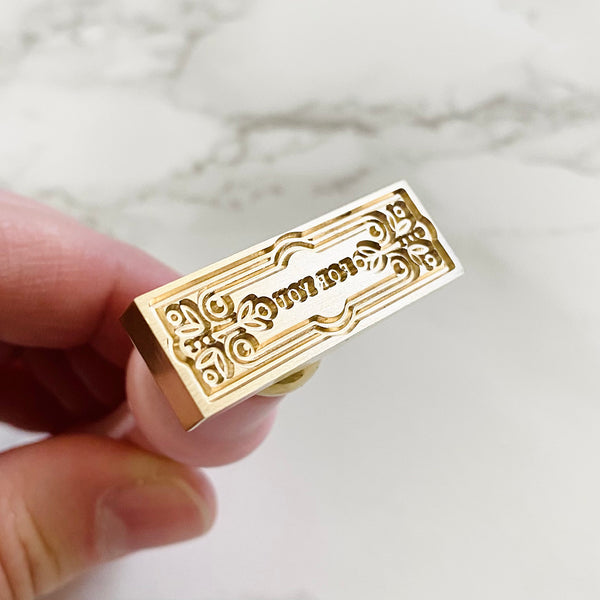 Thank You Wax Stamp – B Goods Lettering