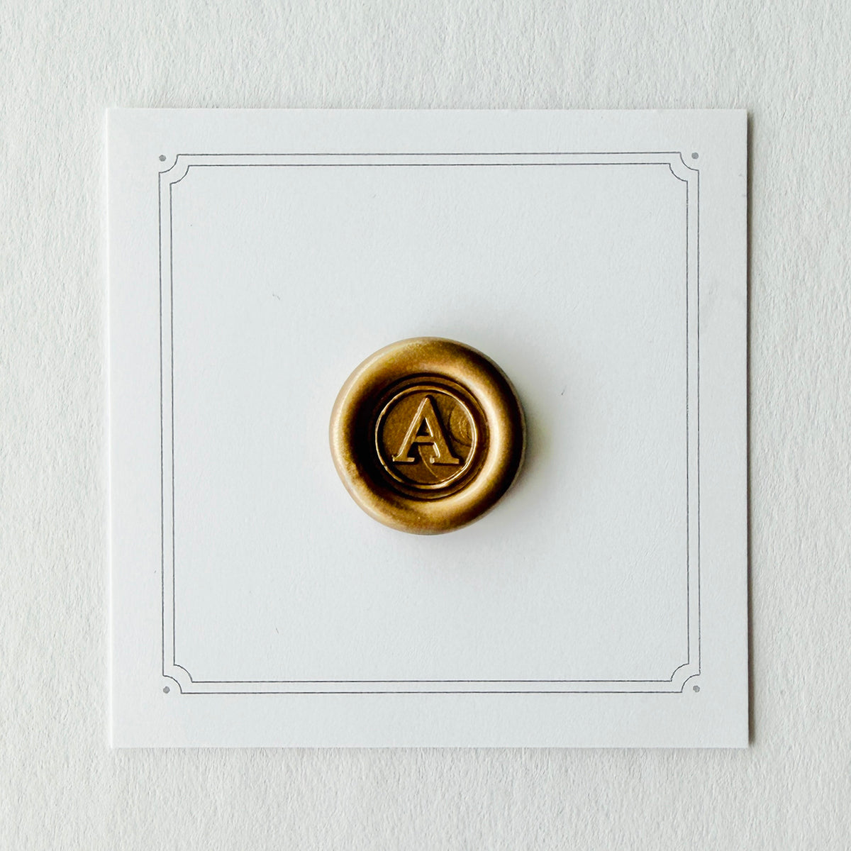 Initial Mini Wax Seal Stamp (A-Z)