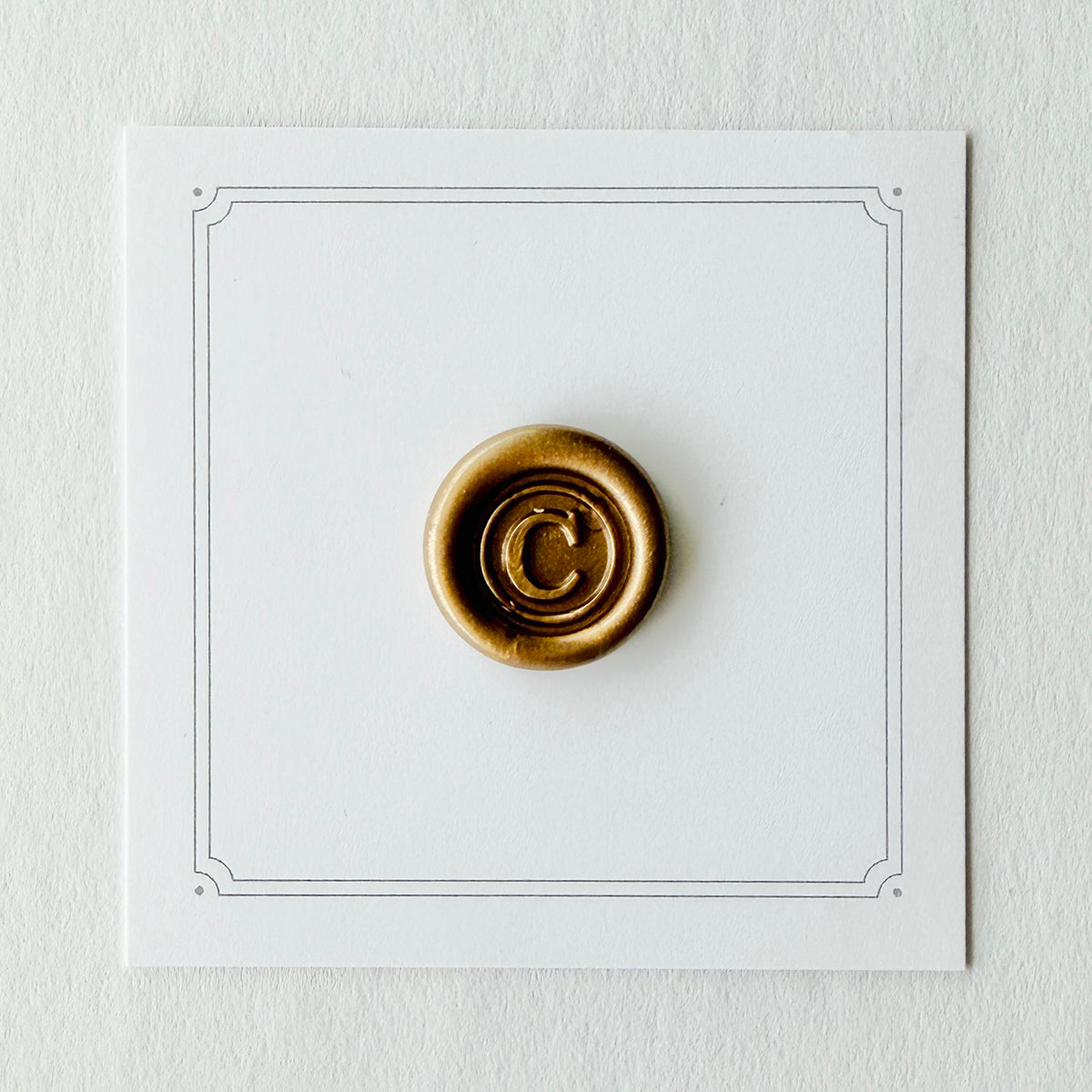 Initial Mini Wax Seal Stamp (A-Z)
