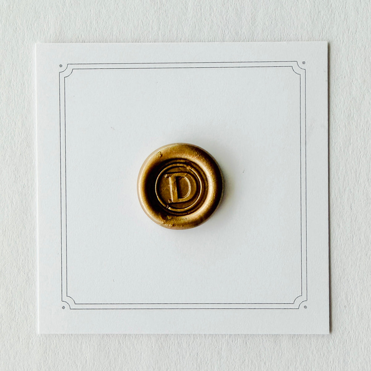 Initial Mini Wax Seal Stamp (A-Z)