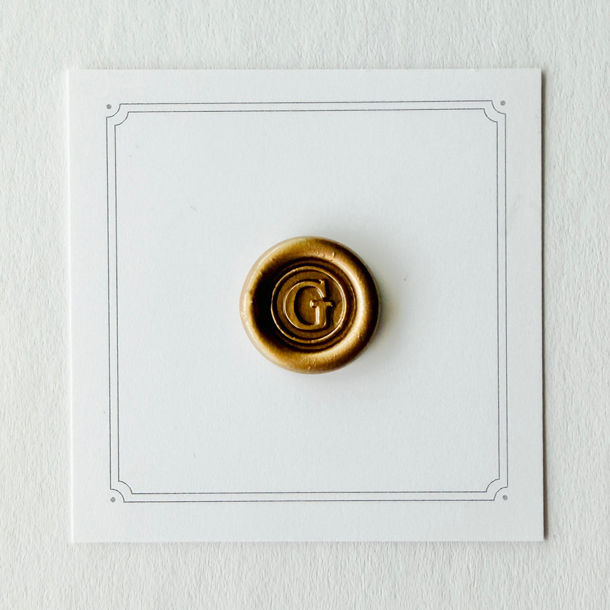 Initial Mini Wax Seal Stamp (A-Z)
