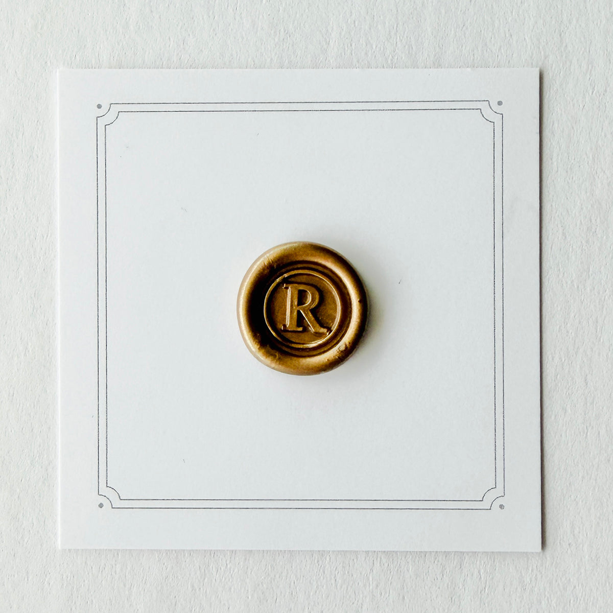 Initial Mini Wax Seal Stamp (A-Z)