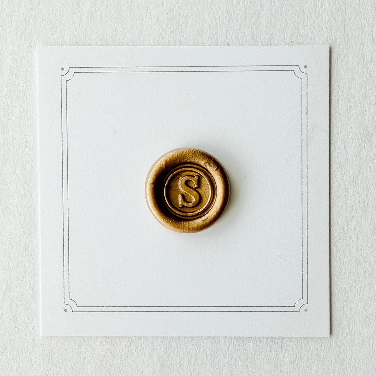 Initial Mini Wax Seal Stamp (A-Z)