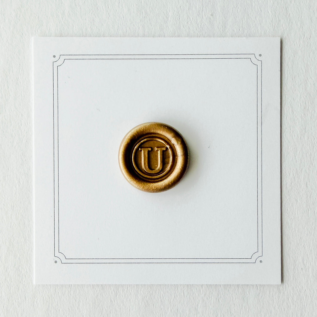 Initial Mini Wax Seal Stamp (A-Z)