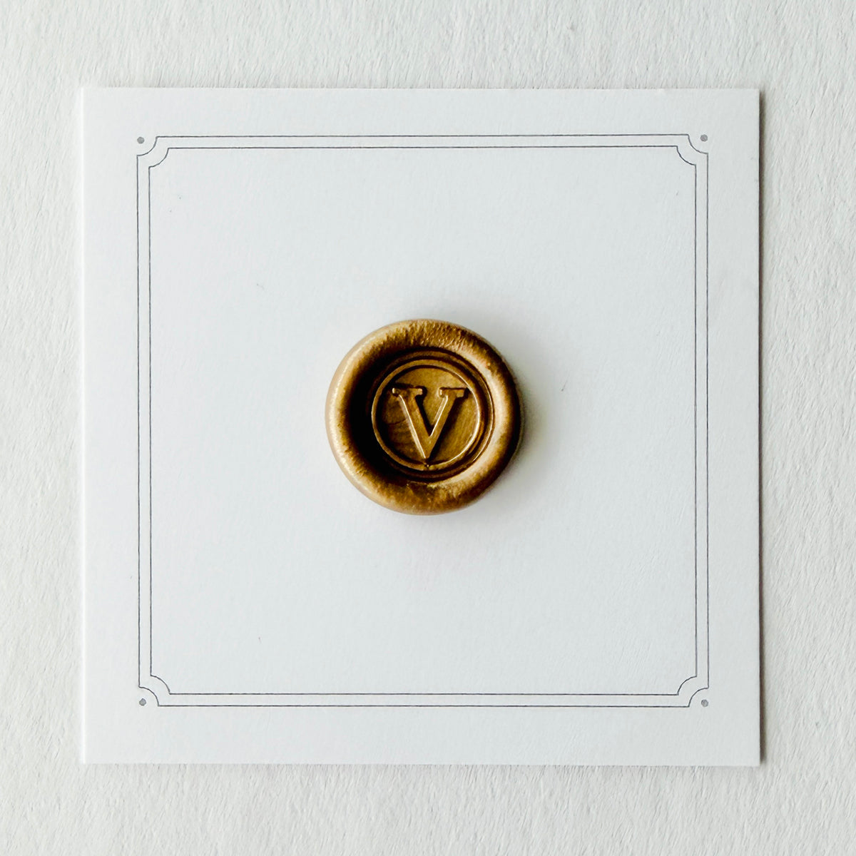 Initial Mini Wax Seal Stamp (A-Z)