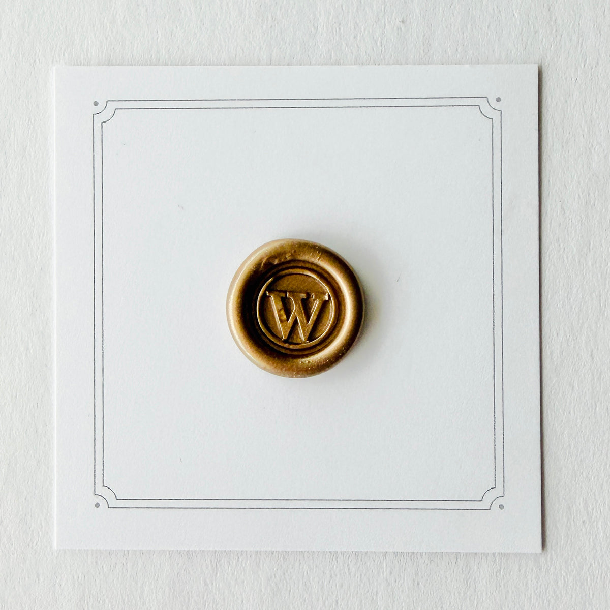Initial Mini Wax Seal Stamp (A-Z)