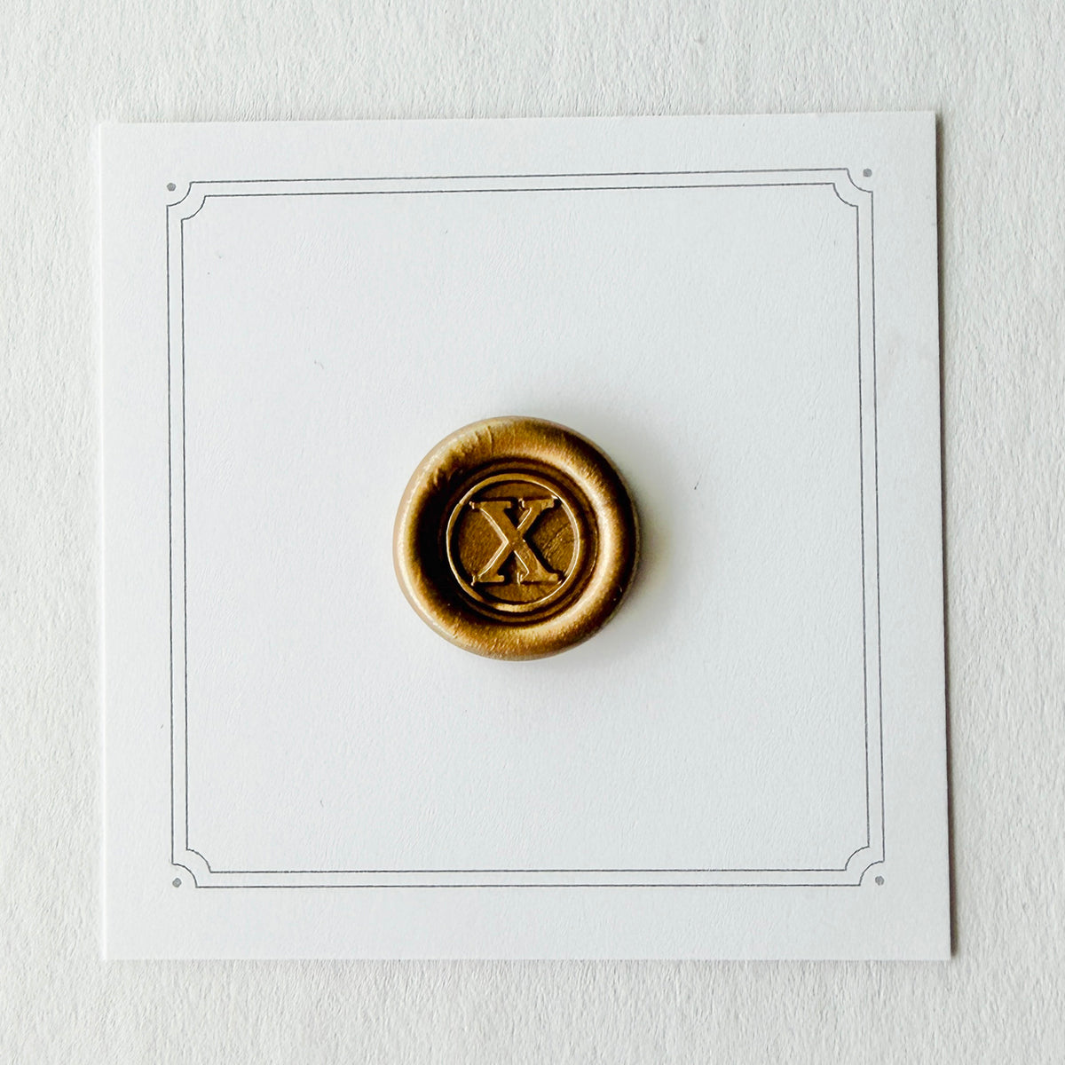 Initial Mini Wax Seal Stamp (A-Z)