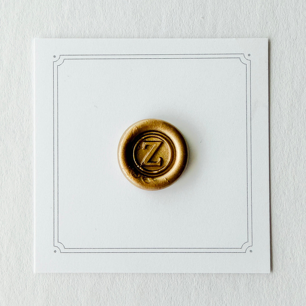 Initial Mini Wax Seal Stamp (A-Z)
