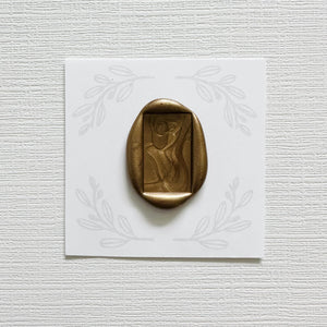 Blank Rectangle Wax Stamp