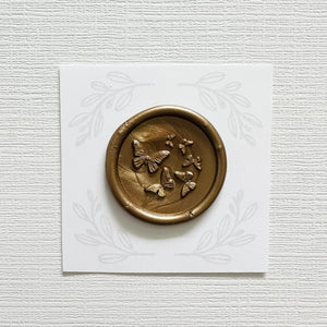 Dancing Butterflies Wax Seal Stamp (3D)