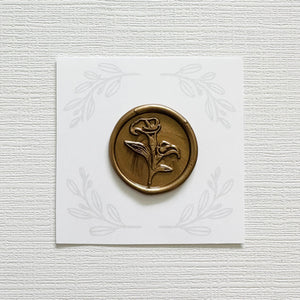 Calla Lily Wax Seal Stamp