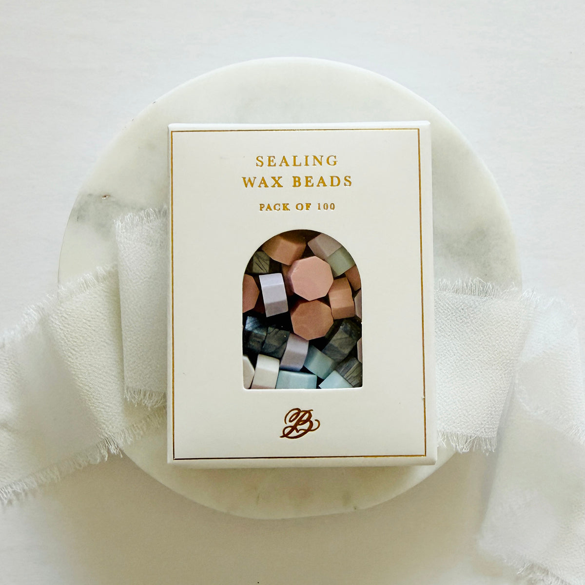 Blush Marble Blend Sealing Wax Beads