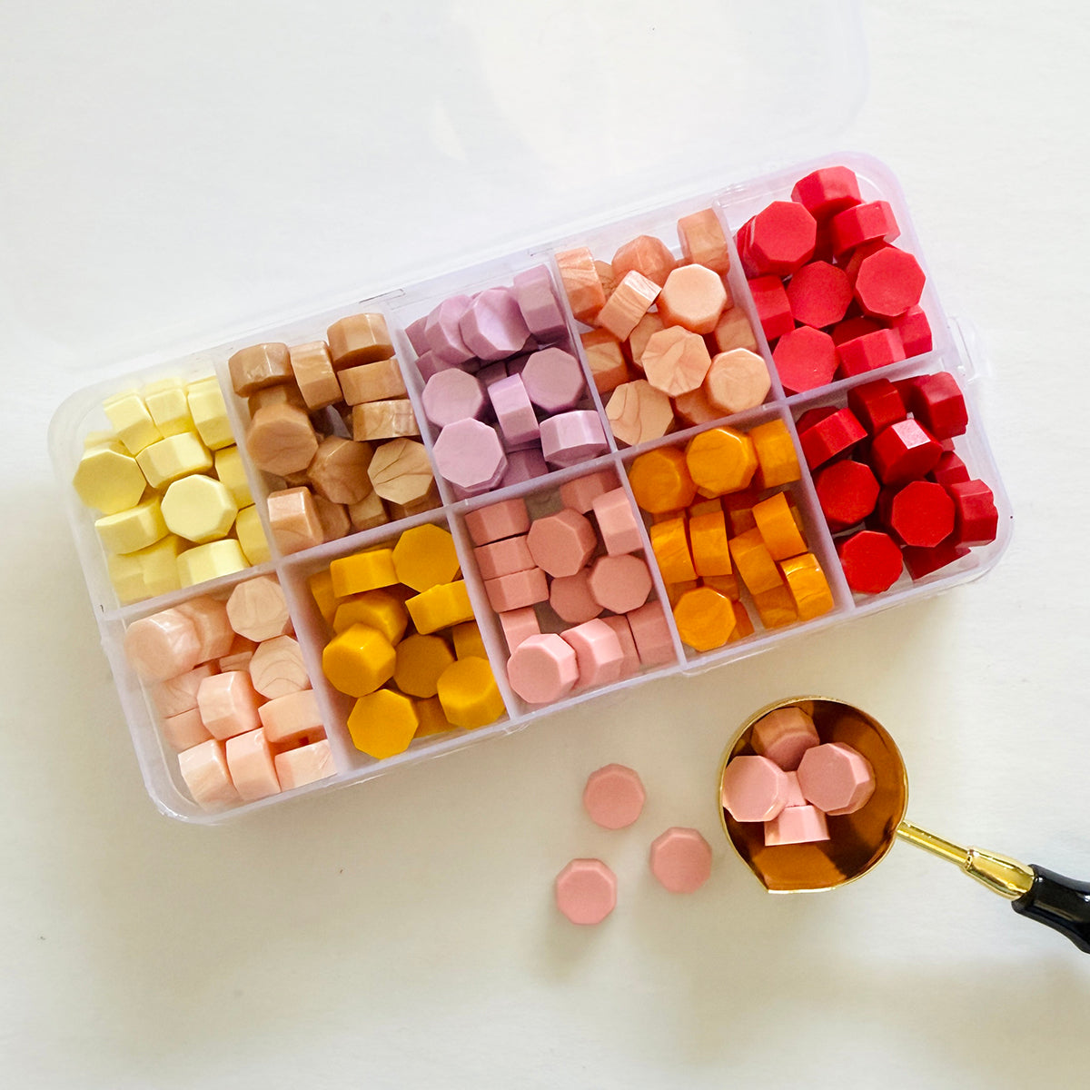 Sunset Sealing Wax Bead Set - 10 Colors