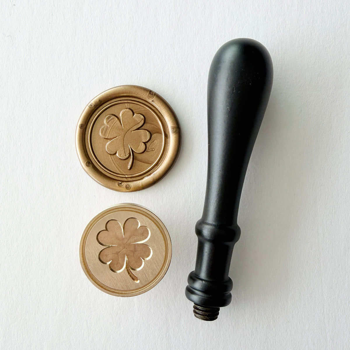 Four Leaf Clover Wax Seal Stamp