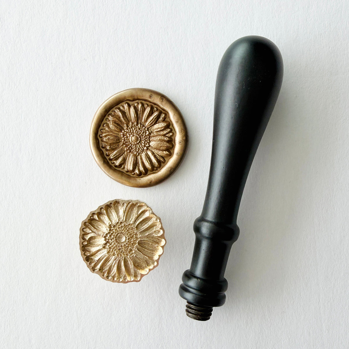 Feverfew Daisy Wax Seal Stamp 3-D