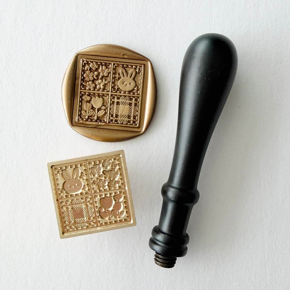 Easter Grid Wax Seal Stamp