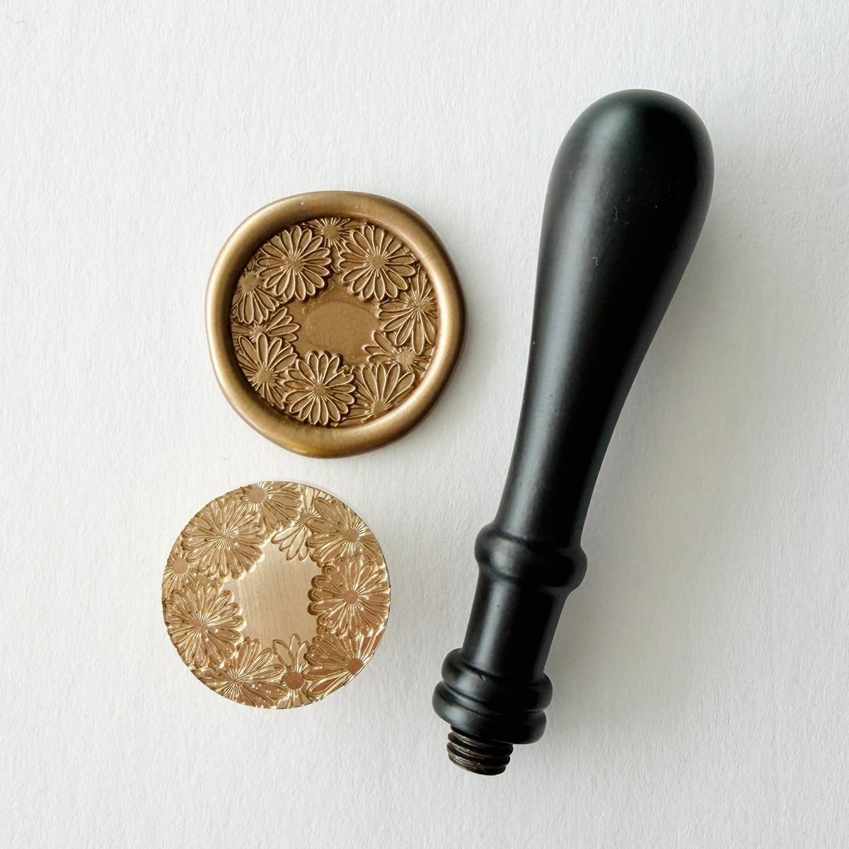 Daisy Wreath Wax Seal Stamp