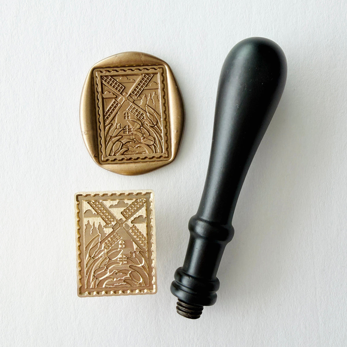 Dutch Windmill Wax Seal Stamp
