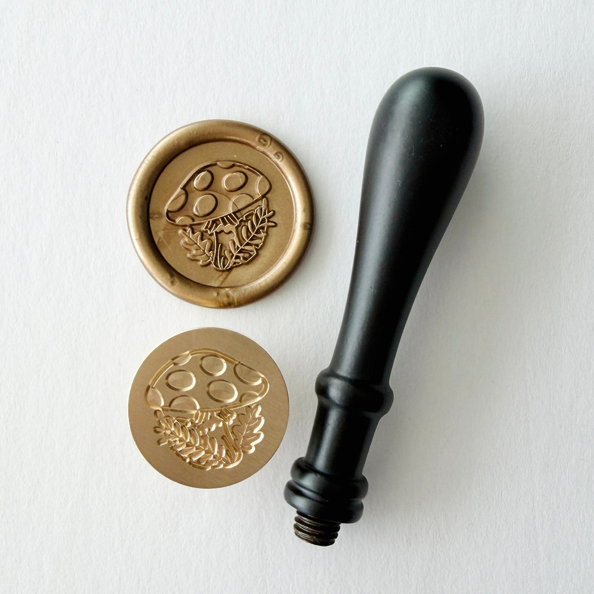 Leaves & Mushroom Wax Seal Stamp