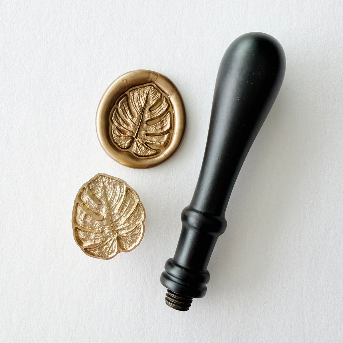 Monstera Leaf Wax Seal Stamp 3-D