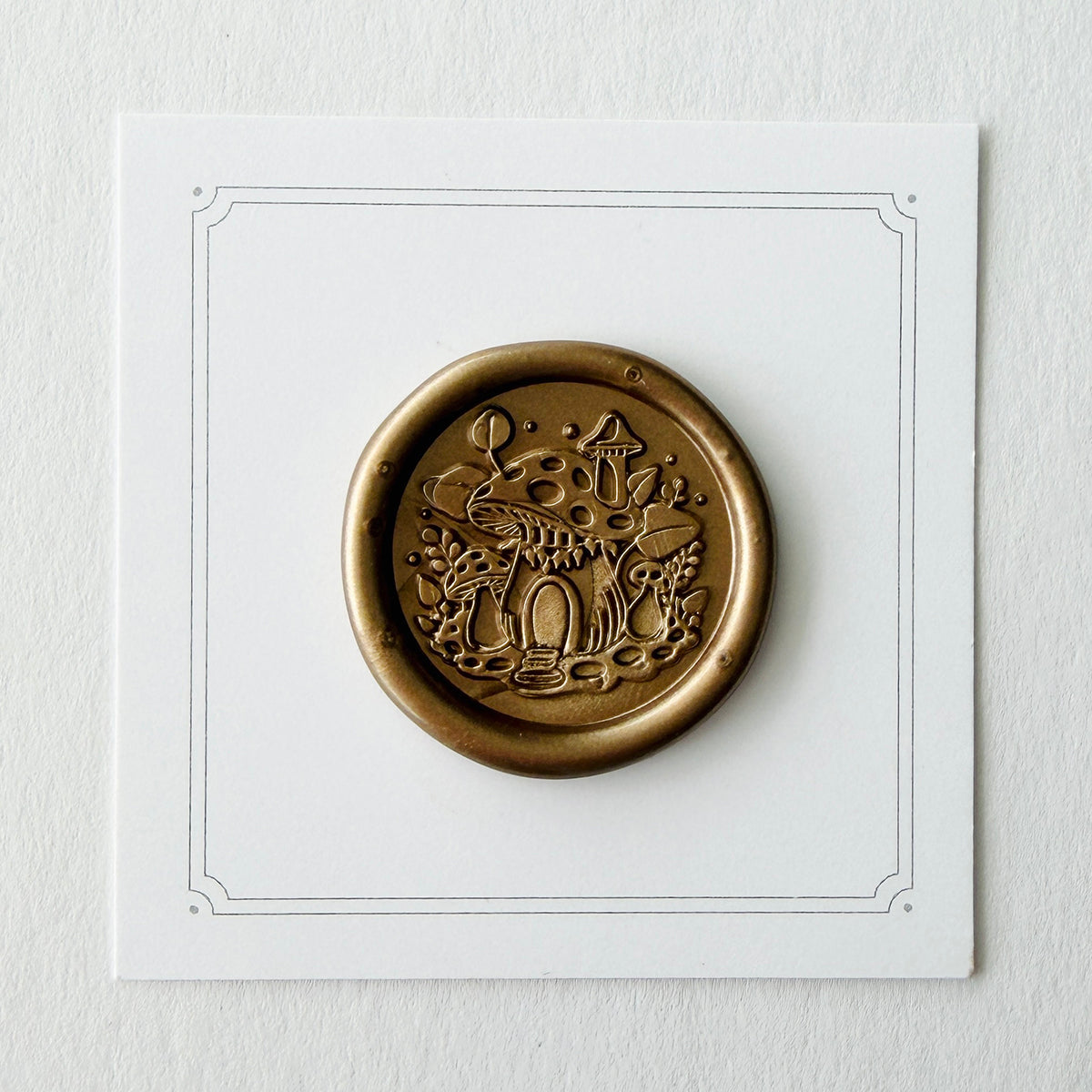 Fairy Mushroom House Wax Seal Stamp