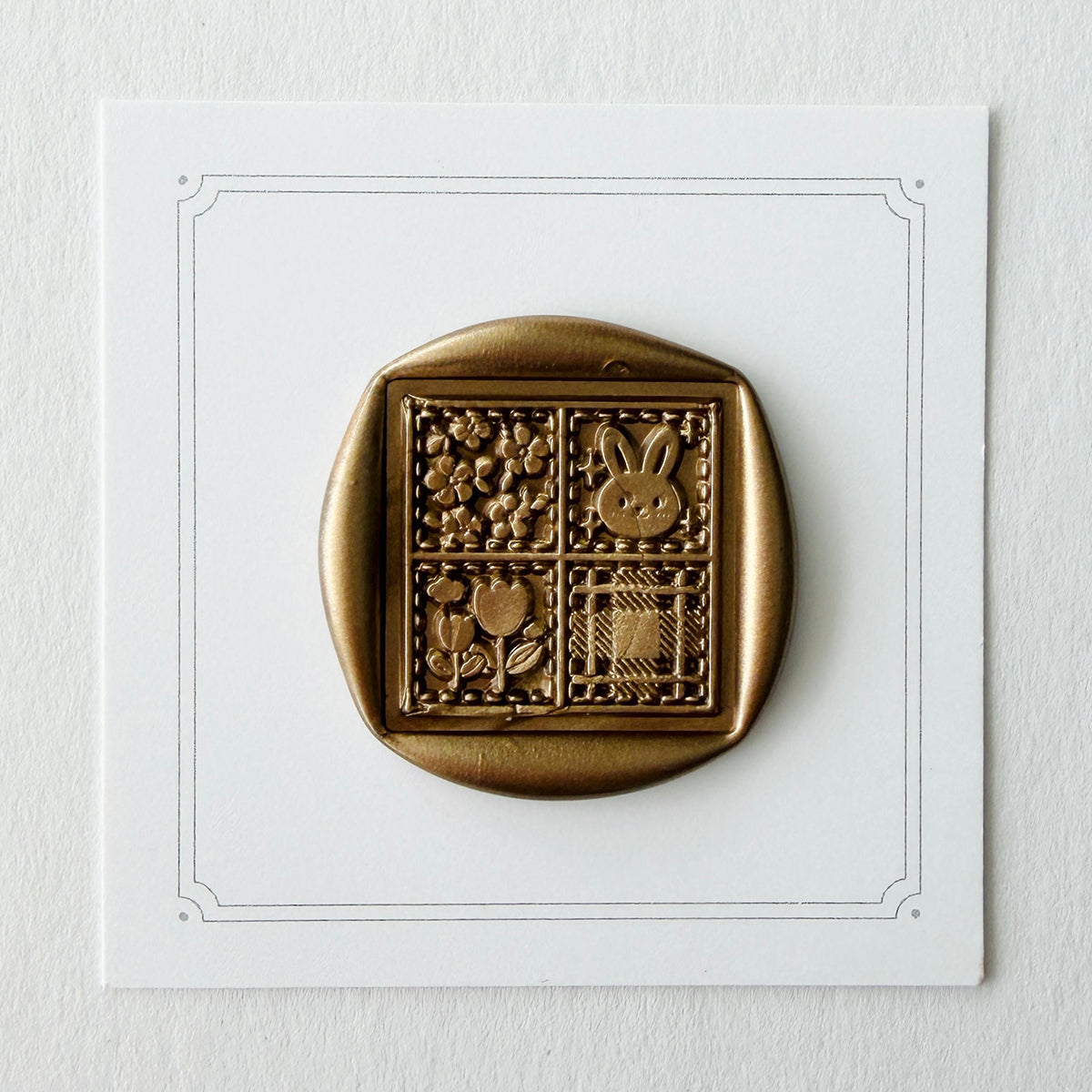 Easter Grid Wax Seal Stamp