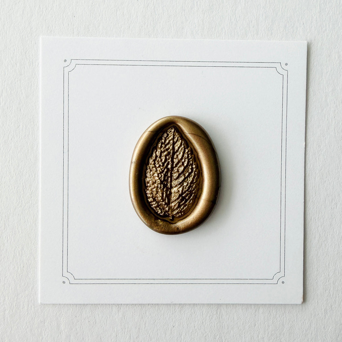 Herb Leaf Wax Seal Stamp 3-D