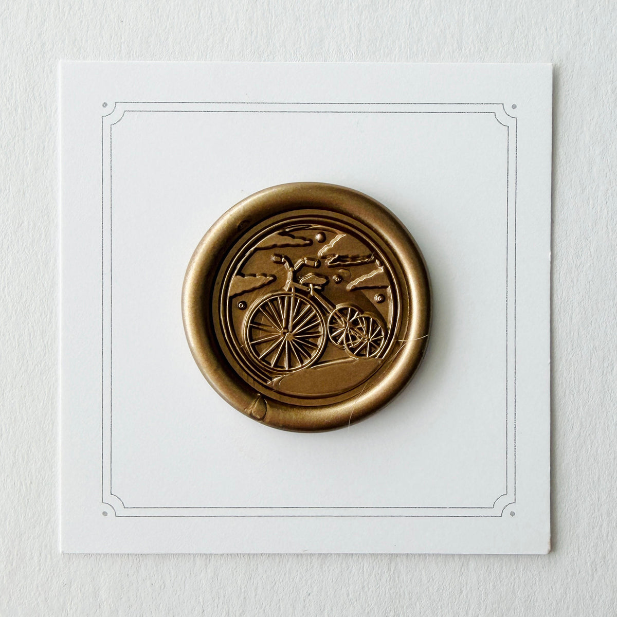 Bicycle Wax Seal Stamp
