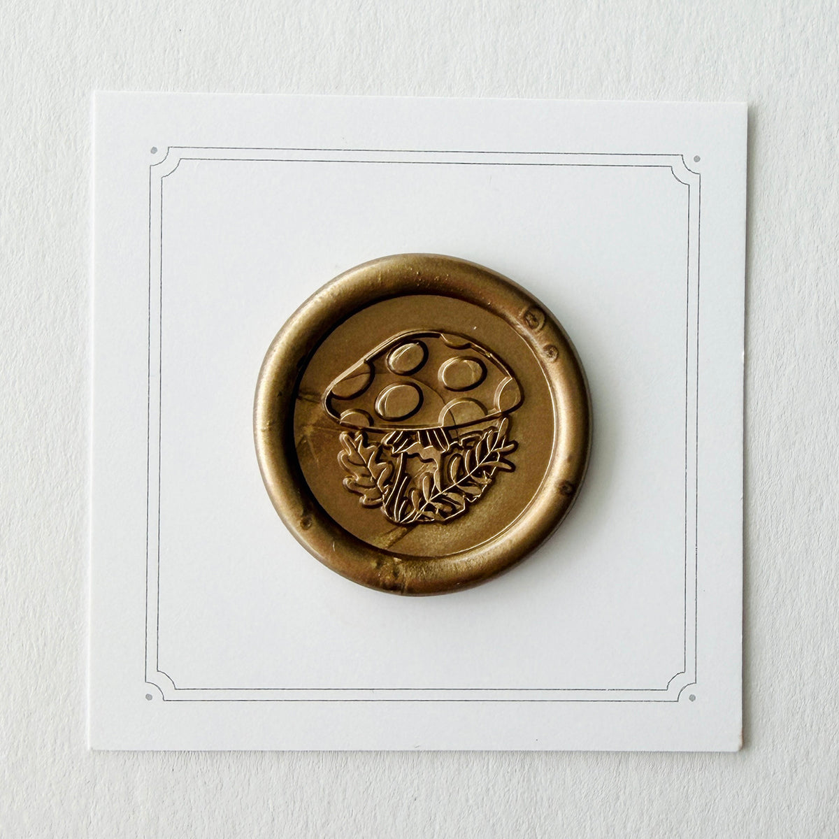 Leaves & Mushroom Wax Seal Stamp