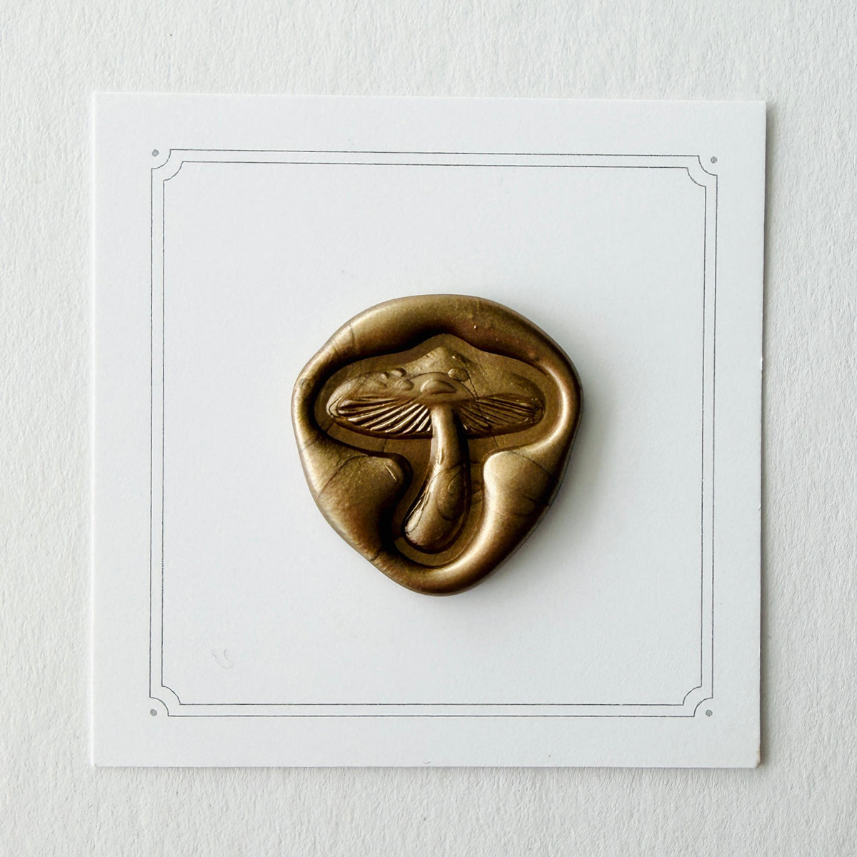 Mushroom Wax Seal Stamp 3-D