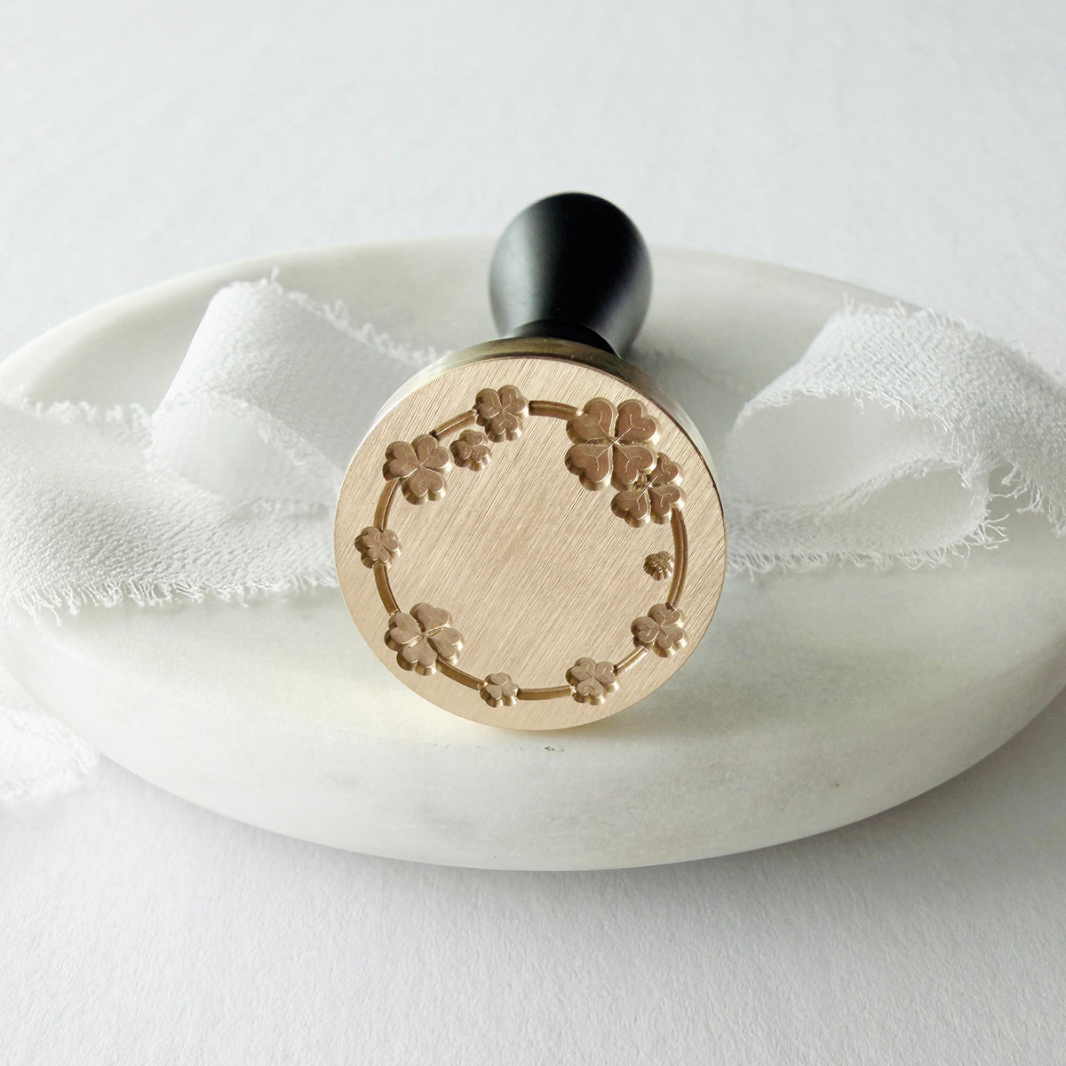 Clover Wreath Wax Seal Stamp