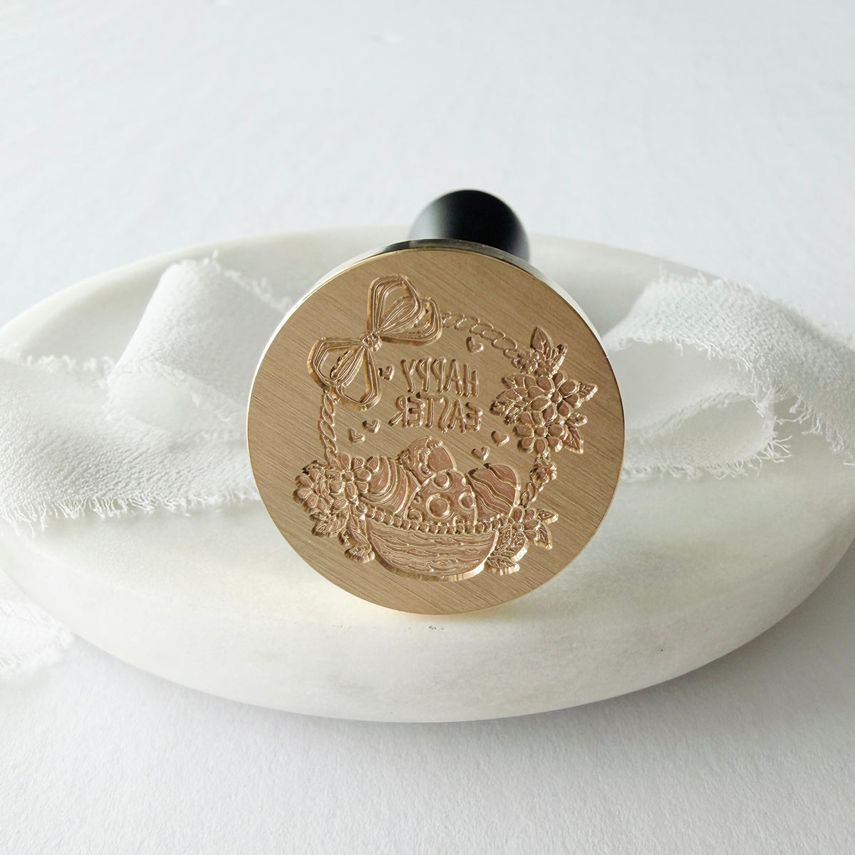 Happy Easter Basket Wax Seal Stamp