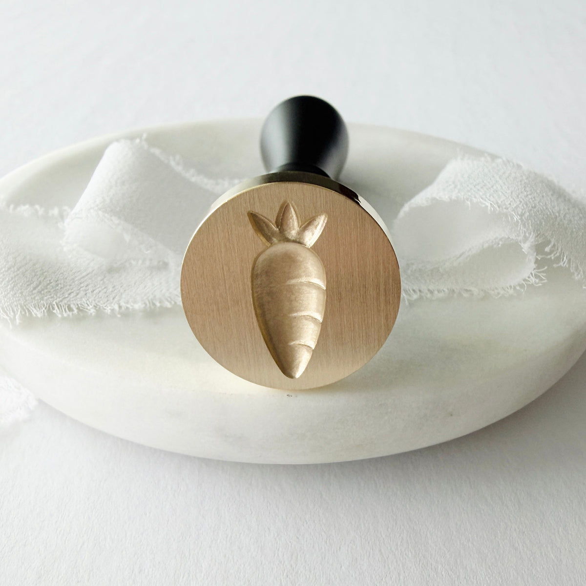 Carrot Wax Seal Stamp 3-D